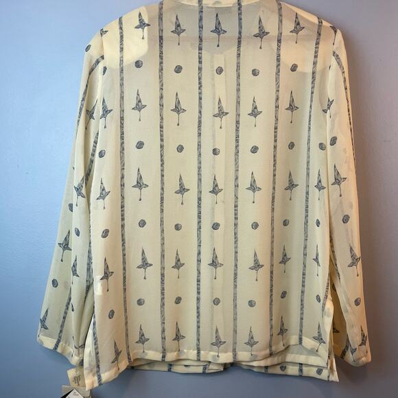 Vintage Theo Miles Parisian NWT Blouse Size 10 - Picture 2 of 9